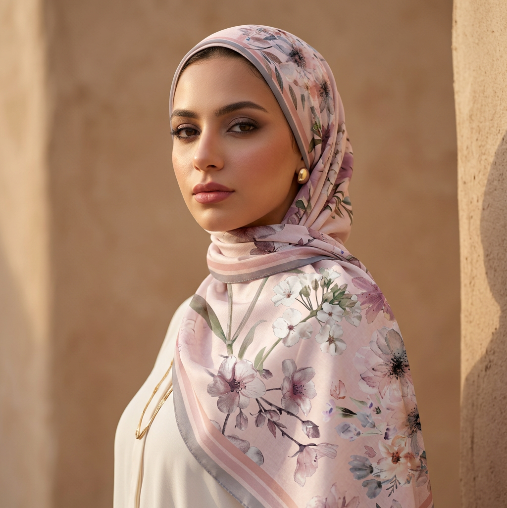 The Grand SA - Blushing Sakura - Satin Chiffon