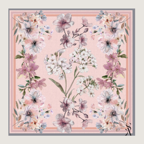 The Grand SA - Blushing Sakura - Satin Chiffon