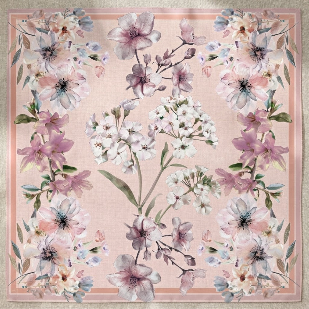 The Grand SA - Blushing Sakura - Satin Chiffon